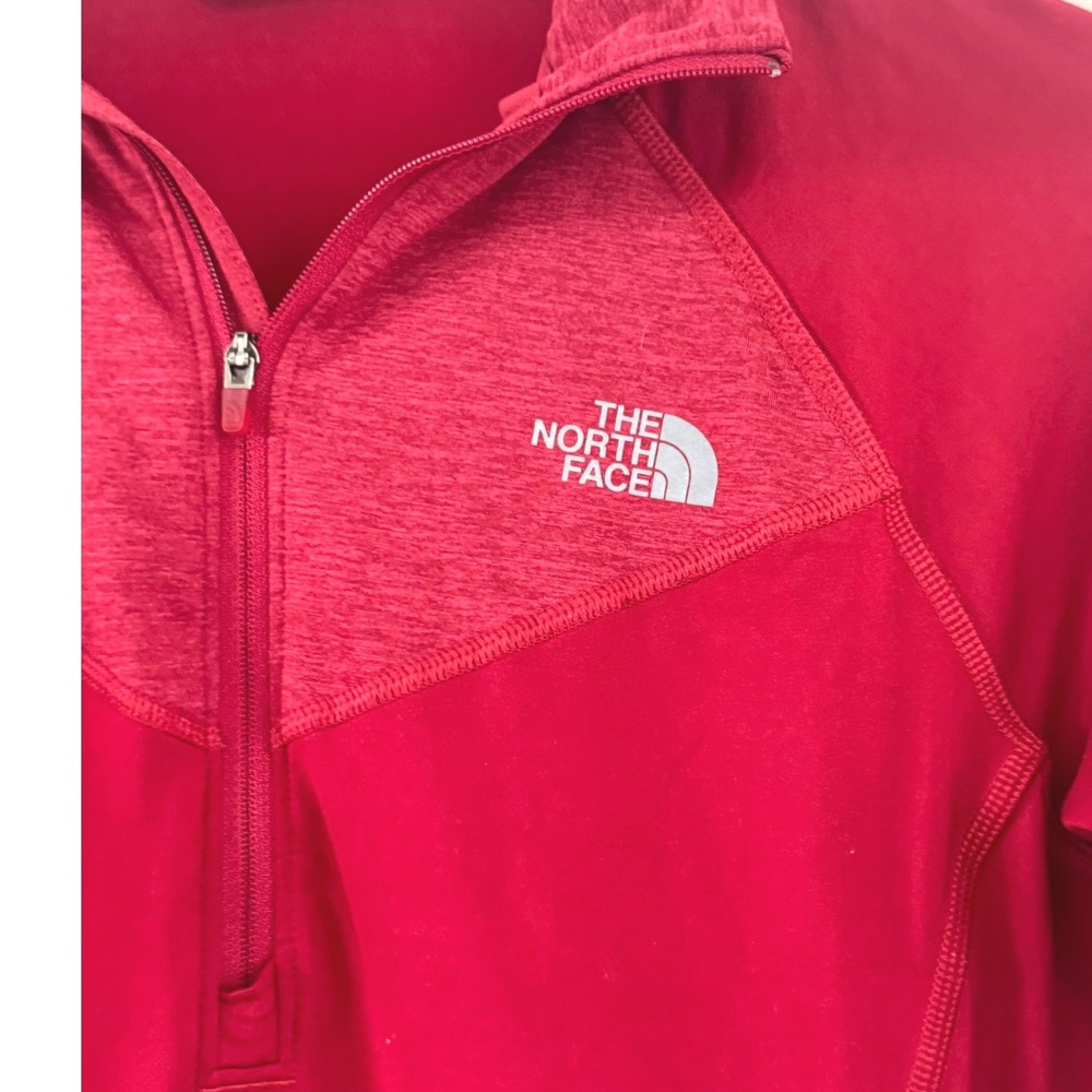 The North Face | Winter Warm Half Zip Red Pullover Jacket - Picture 2 of 4